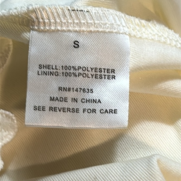 ROMEO & JULIET COUTURE CREAM LACE MINI STRAPLESS COCKTAIL DRESS SIZE S - Picture 11 of 16